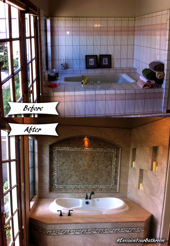 Before and After - Bathroom Remodel San Diego